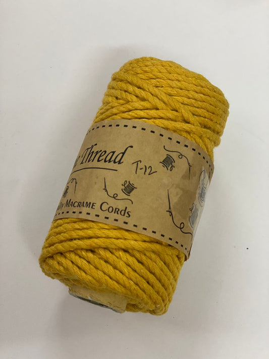 Macrame Thread – 3 Metre, Twisted T12