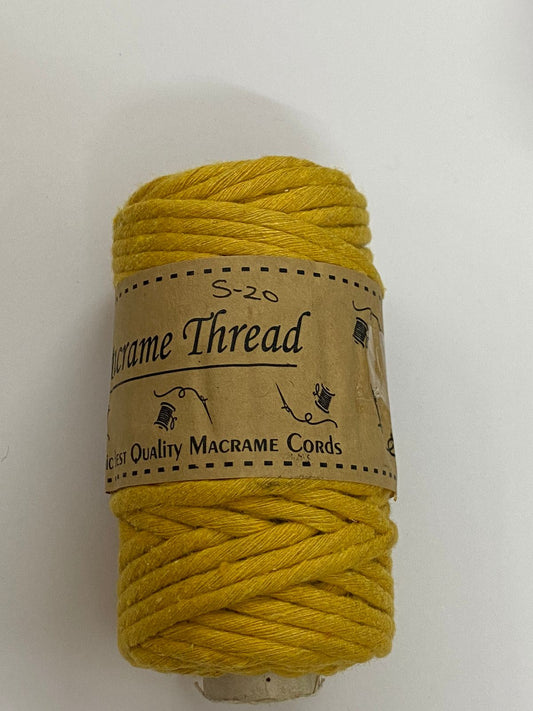 Macrame Thread – 3 Metre, Single S20