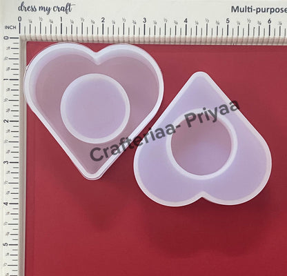 Heart Mould- Design 160 Tealight holder
