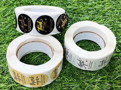 Thank you Sticker combo - 3 Roll