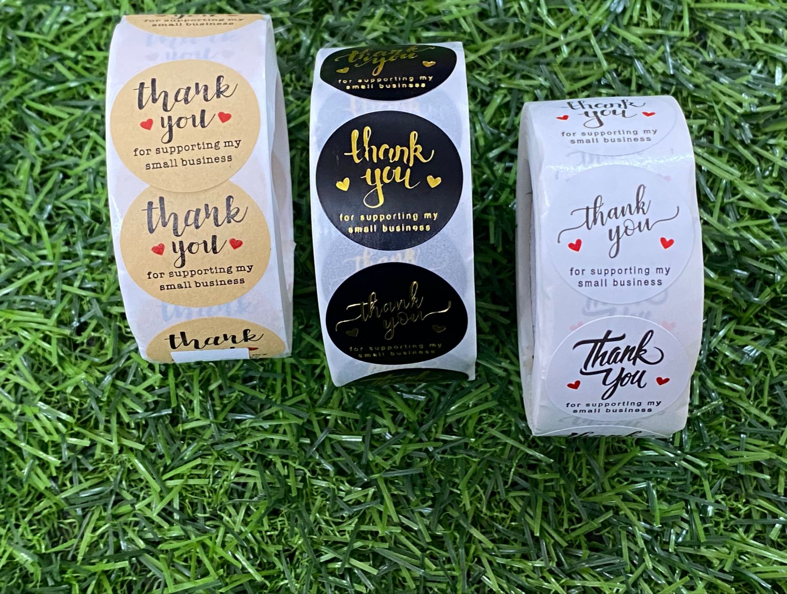 Ig Sticker Thanks Thank you Sticker combo - 3 Roll | Crafteriaa – Craftpriyaa