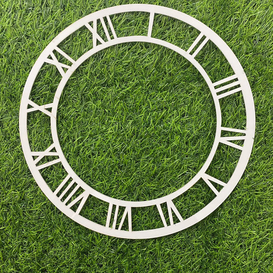 Acrylic clock frame- 12 inch White