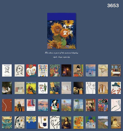 Vellum Ephemera Set of 365 sheets- (5×4 cm)- Combo