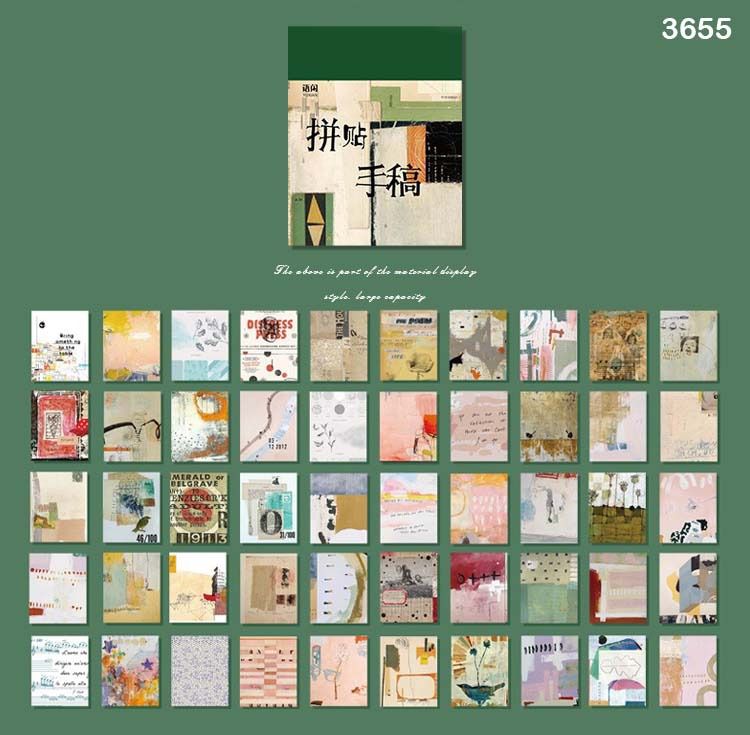 Vellum Ephemera Set of 365 sheets- (5×4 cm)- Combo