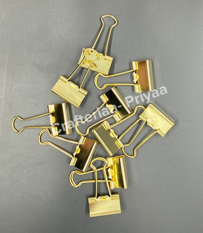 Binder Clip Gold Design No – 6