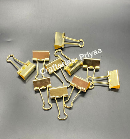 Binder Clip Gold Design No – 6