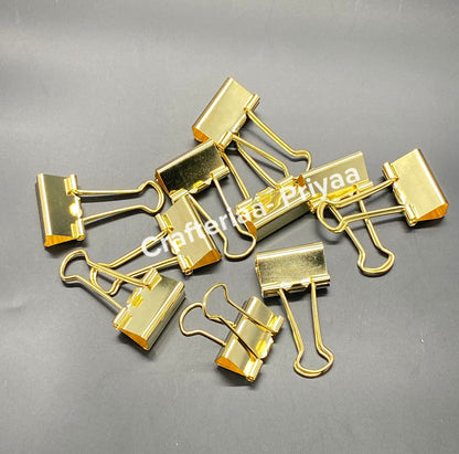 Binder Clip Gold Design No – 6