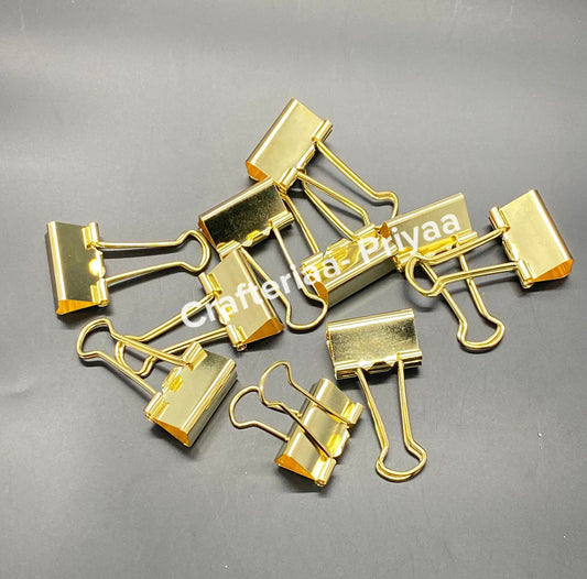 Binder Clip Gold Design No – 6