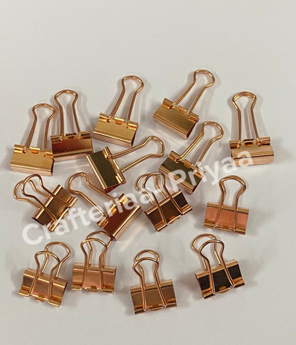 Binder Clip Gold Design No – 8