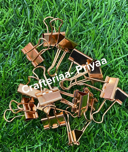 Binder Clip Gold Design No – 8