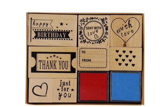 Wooden stamp set - CPST-12