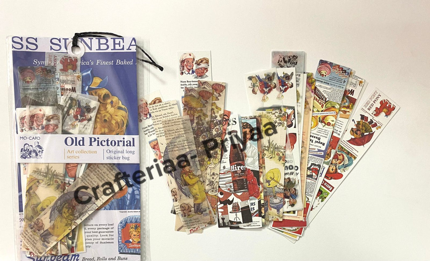 Long Sticker- Old Pictorial , CPJ423