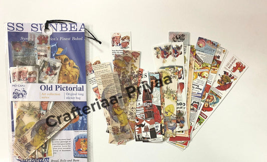 Long Sticker- Old Pictorial , CPJ423