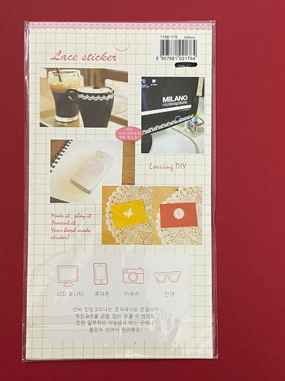 Lace Sticker – design, CPJ416