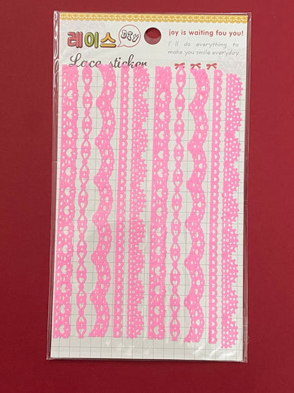 Lace Sticker – design , CPJ414