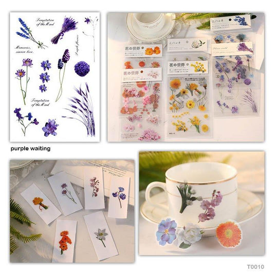 FLOWERS Sticker set ,CPJ420