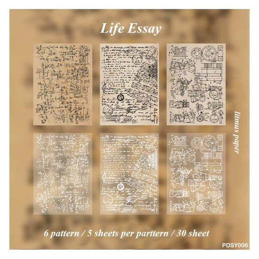 Vintage Sheets set – Life Essay , CPJ426