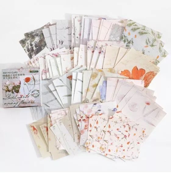 Vintage Sheets set – Quiet Words Among Flowers