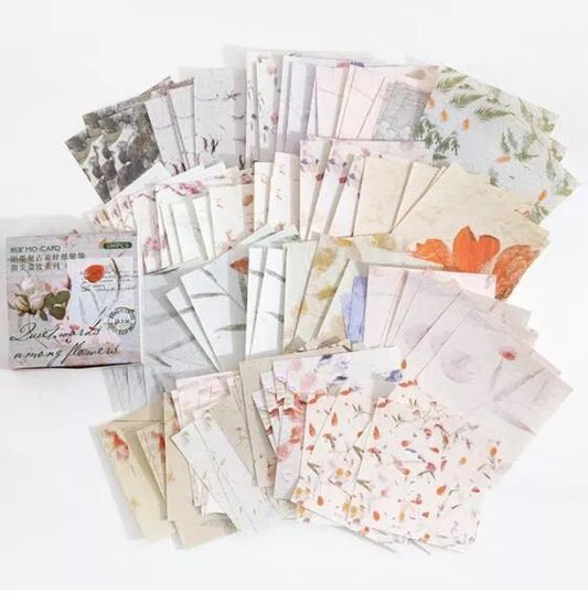 Vintage Sheets set – Quiet Words Among Flowers