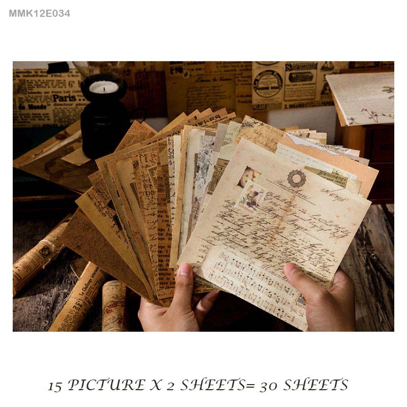 Vintage Sheets set -30 Sheets- Recalling the Past Alone CPJ-399