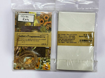 Vintage Sheets set – 50 Sheets- Famous Paintings- CPJ204
