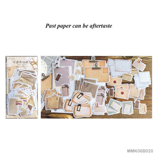 Written Stickers set – Past paper can be aftertaste – 15 Pieces – CPJ 411