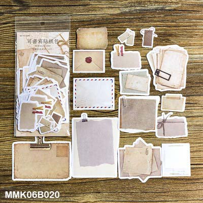 Written Stickers set – Past paper can be aftertaste – 15 Pieces – CPJ 411
