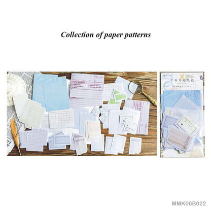 Written Stickers set – Collection of paper patterns – 15 Pieces- CPJ 413