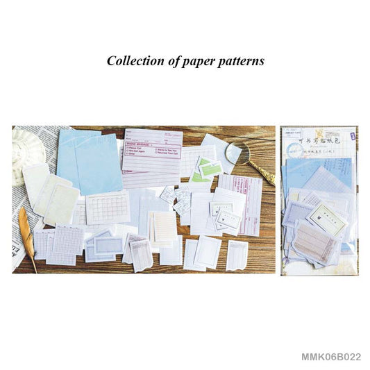 Written Stickers set – Collection of paper patterns – 15 Pieces- CPJ 413