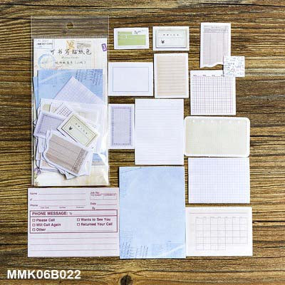 Written Stickers set – Collection of paper patterns – 15 Pieces- CPJ 413