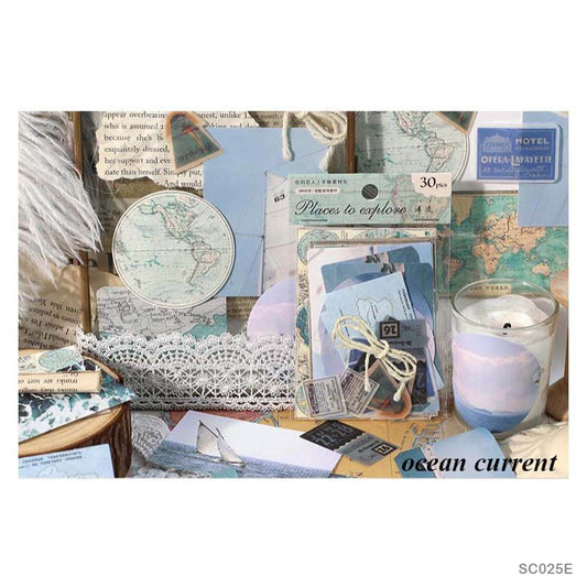 Places To Explore Stickers set – Ocean Current – 30 Pieces – CPJ 453