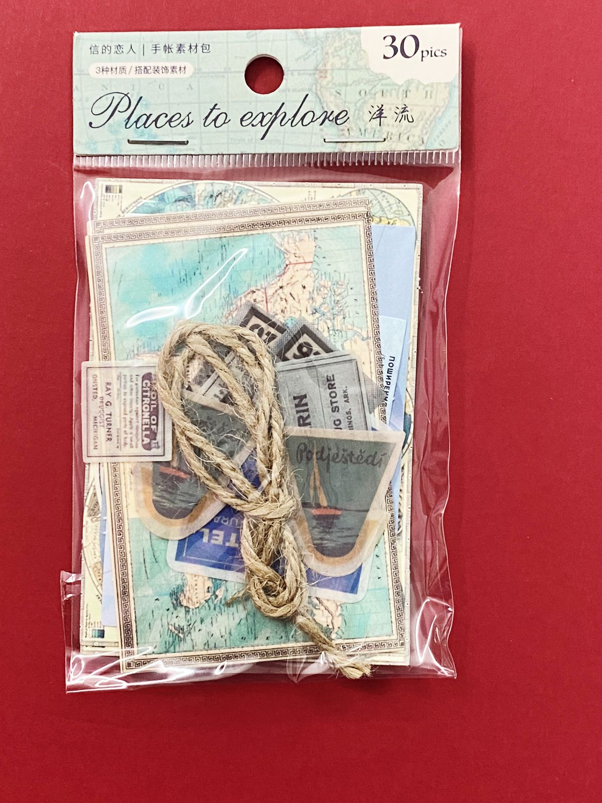 Places To Explore Stickers set – Ocean Current – 30 Pieces – CPJ 453
