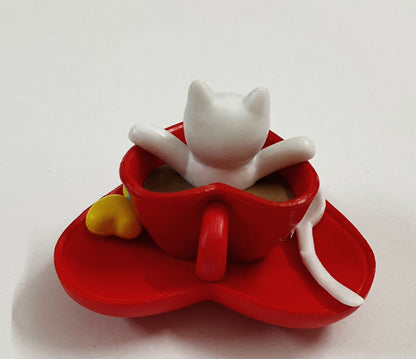 Miniature – design 231 Cat in Coffee Cup- 1 piece