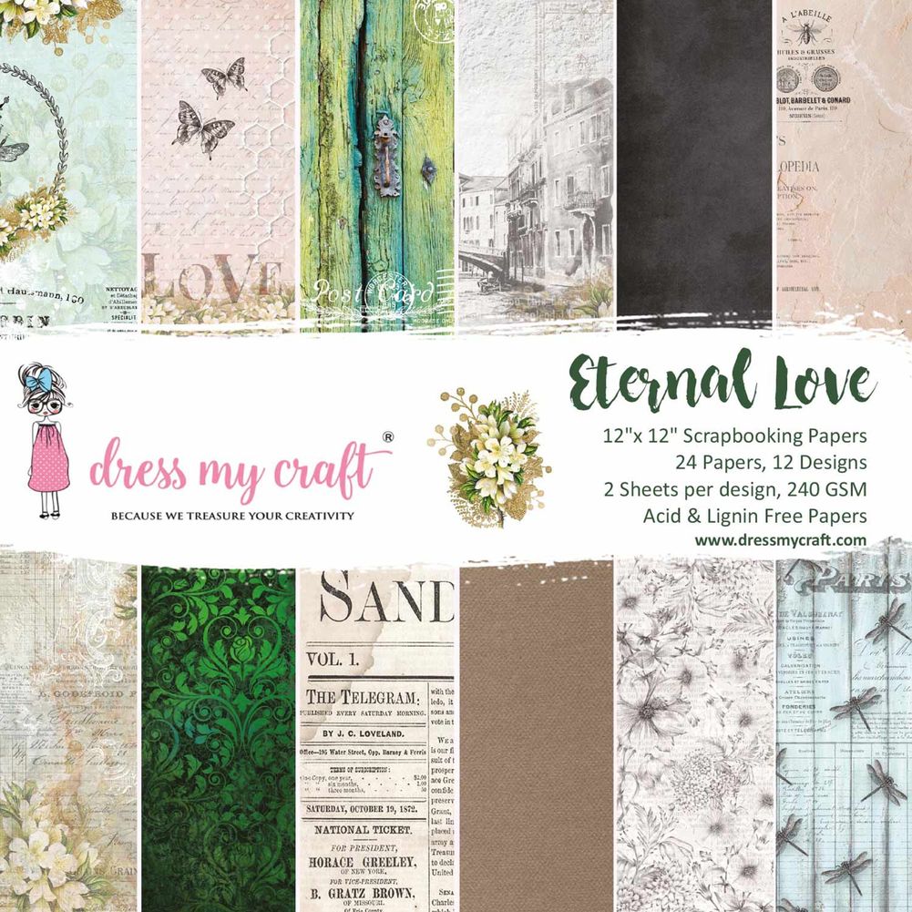 Eternal Love 12″x12″ Paper Pad