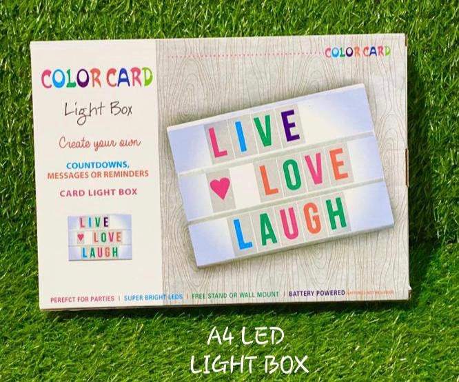 Color Card – Light Box- A4 | Crafteriaa – Craftpriyaa