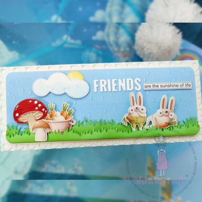 Rainy Garden Background -Transfer Me
