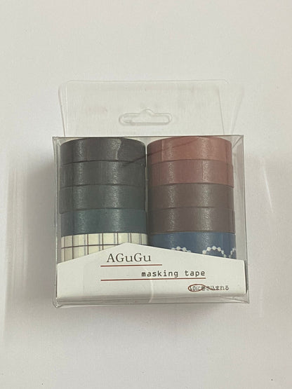 Washi Tape – Set of 10 tapes Design- F- 9