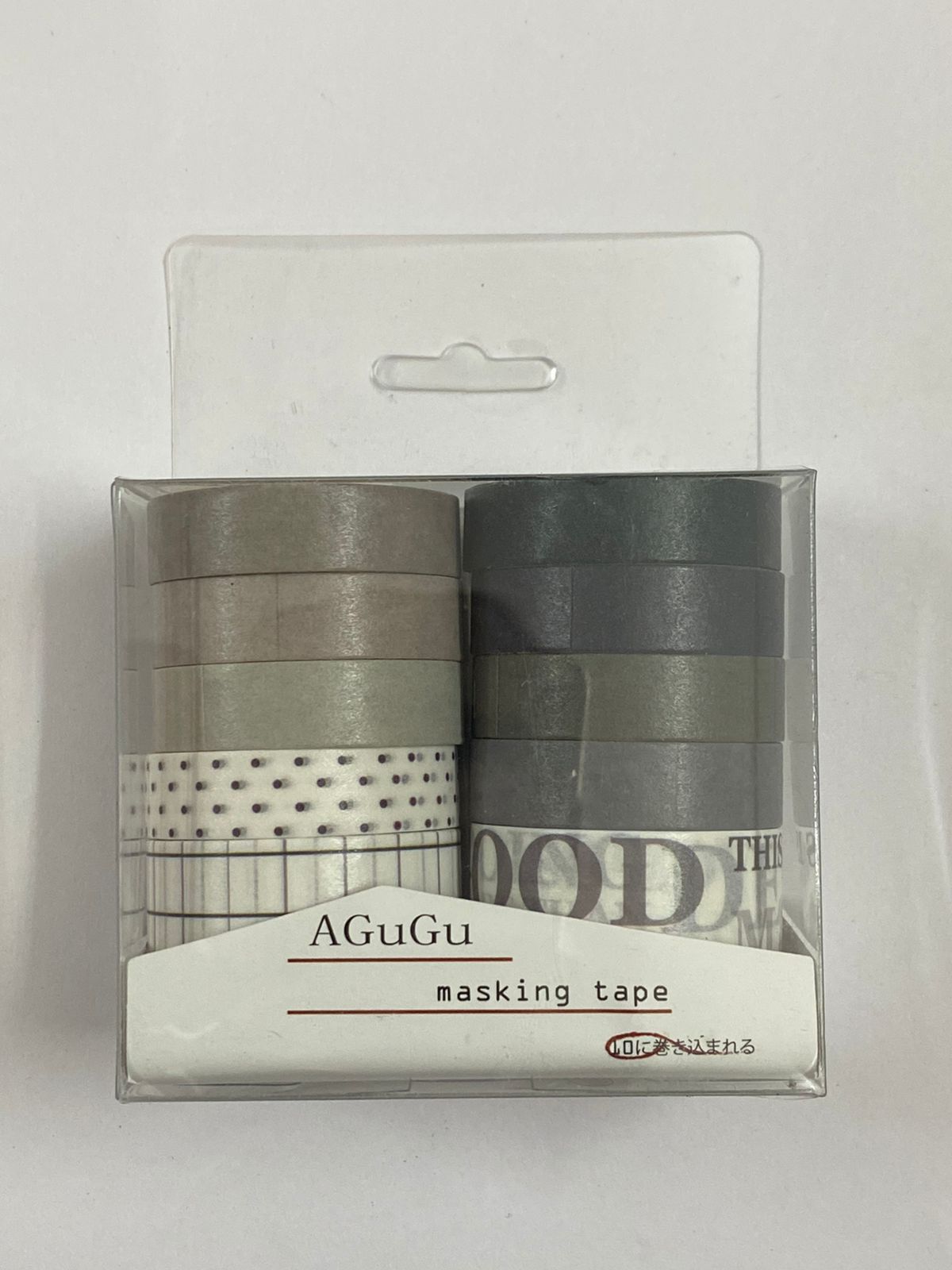Washi Tape – Set of 10 tapes Design- F- 10
