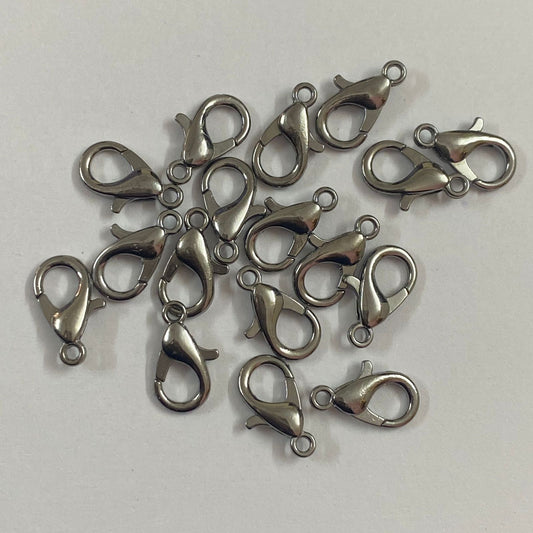 Hooks ( 25 Pieces ) per pack – Gun Metal- 16 mm