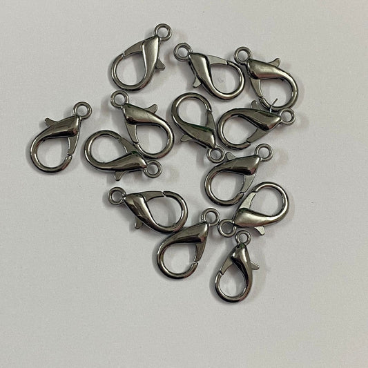 Hooks ( 25 Pieces ) per pack – Gun Metal- 21 mm