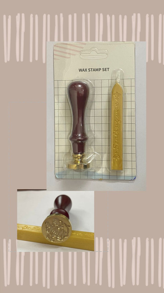Wax Seal Stamp set design 7- Wedding
