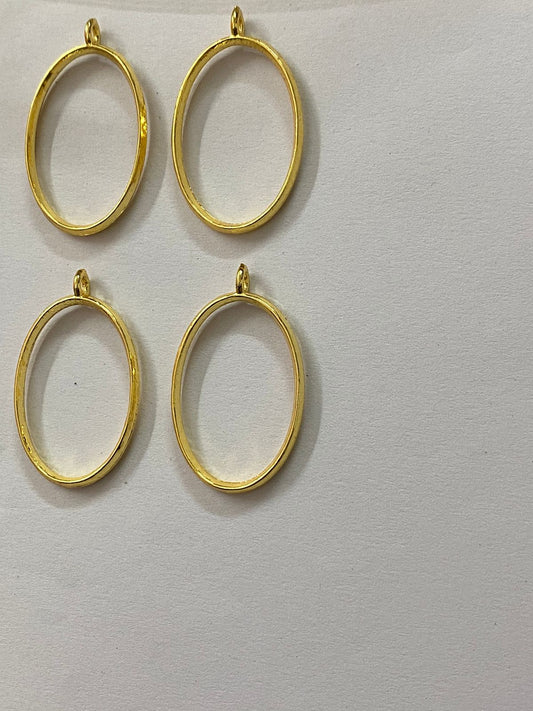 Metal Frame / Bezel Design 1 – Oval Gold
