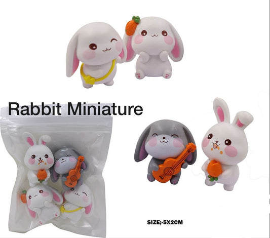 Rabbits Miniature- 4 pieces M 255