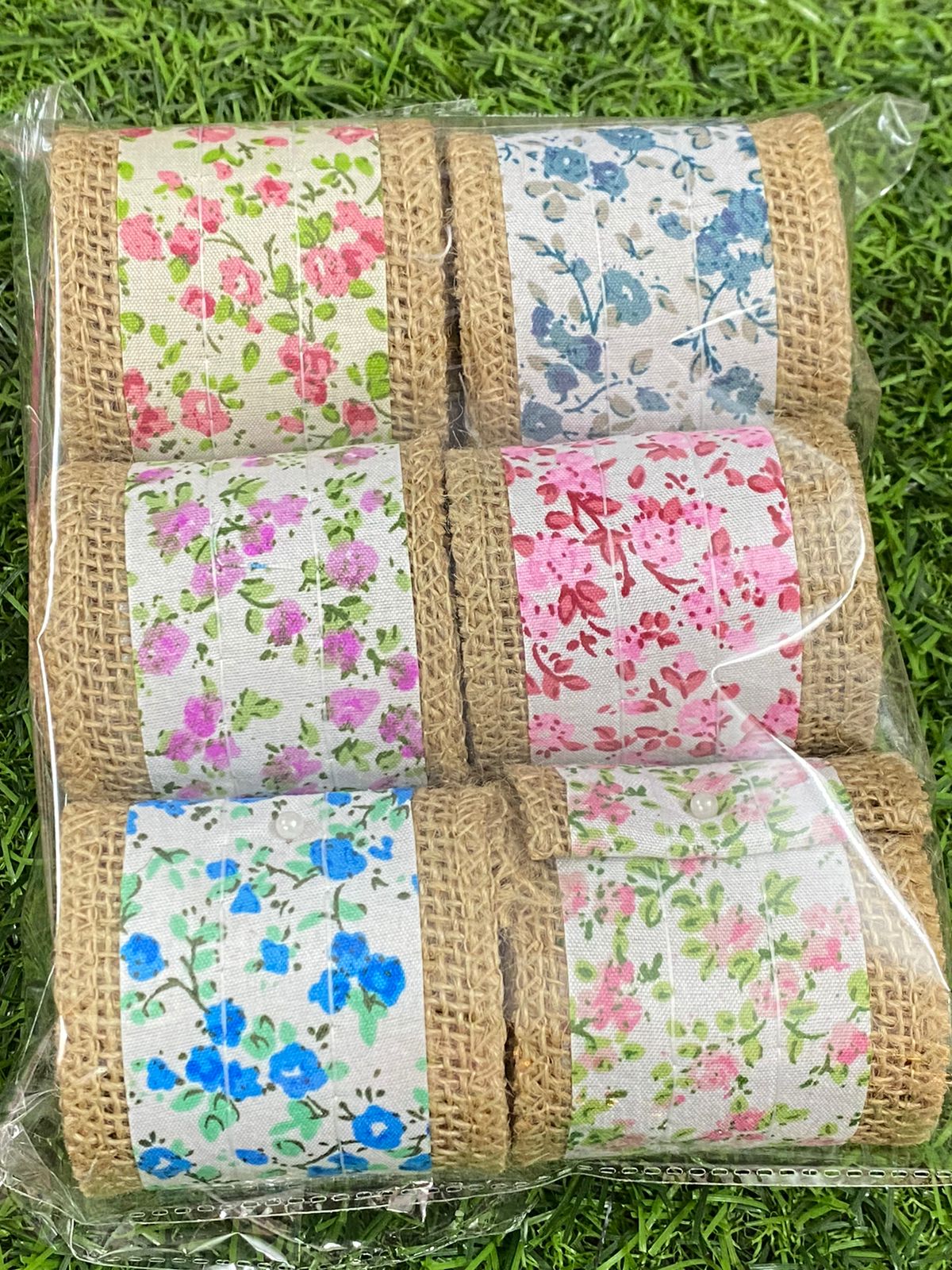 Jute Lace Combo- 6 roll- (12 mtrs)