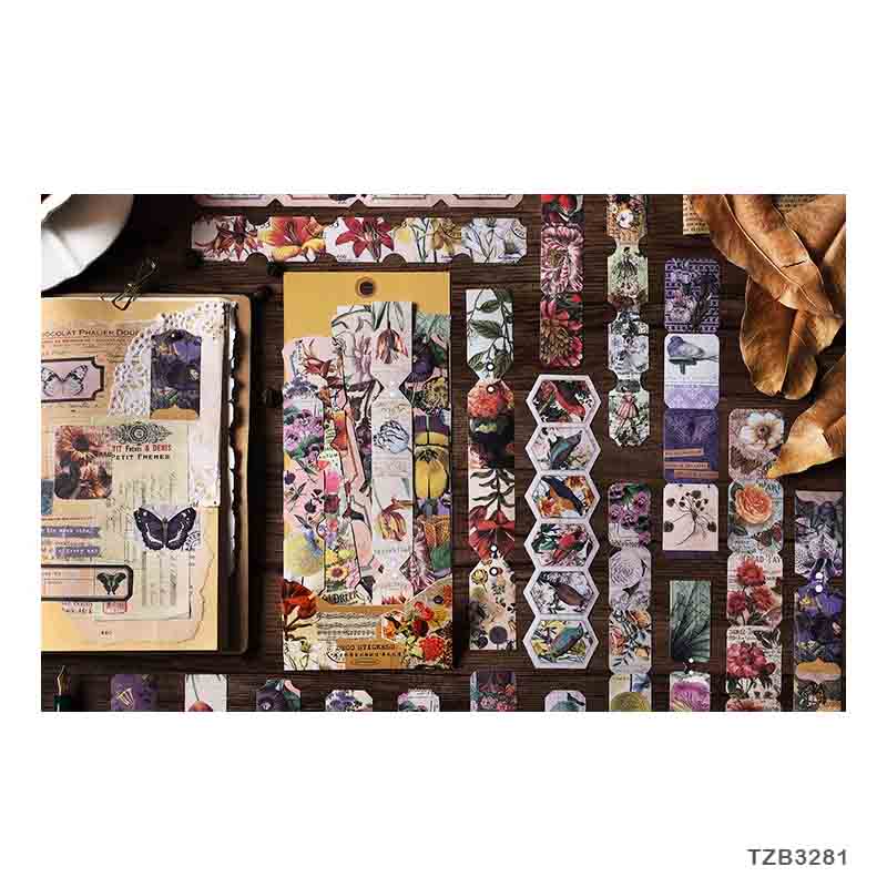 Long Sticker Set – Herbaceous Agarwood, CPJ-44