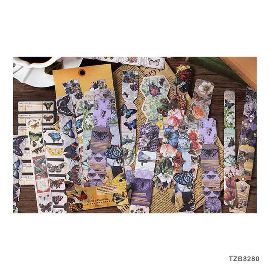 Long Sticker Set – Butterfly Flying, CPJ-45