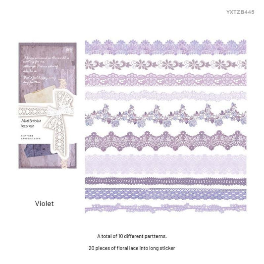Lace Paper Cutout –  Violet, CPJ-65