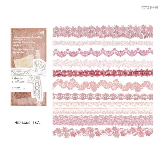 Lace Paper Cutout – Hibiscus Tea, CPJ-67