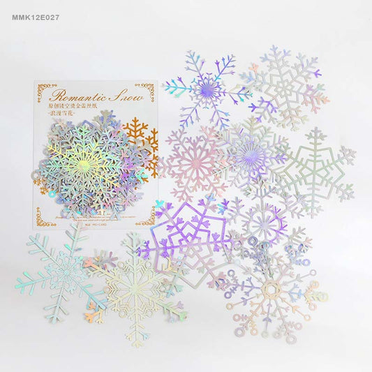 Shiny Golden Cutout –  Romantic Snow ,CPJ-92