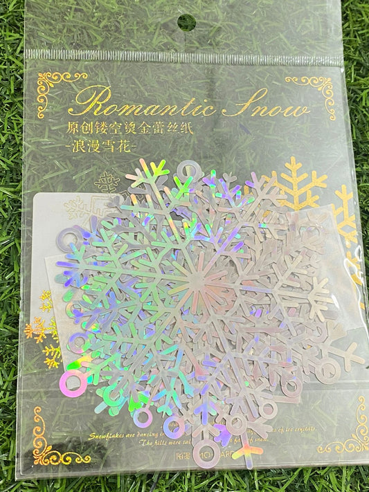 Shiny Golden Cutout –  Romantic Snow ,CPJ-92